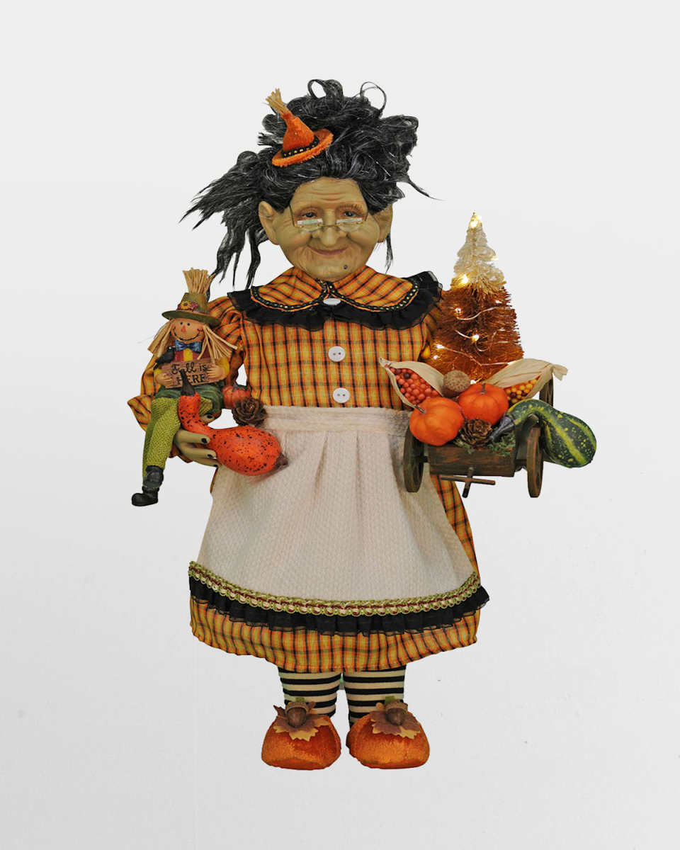 Lighted Fall Harvest Witch